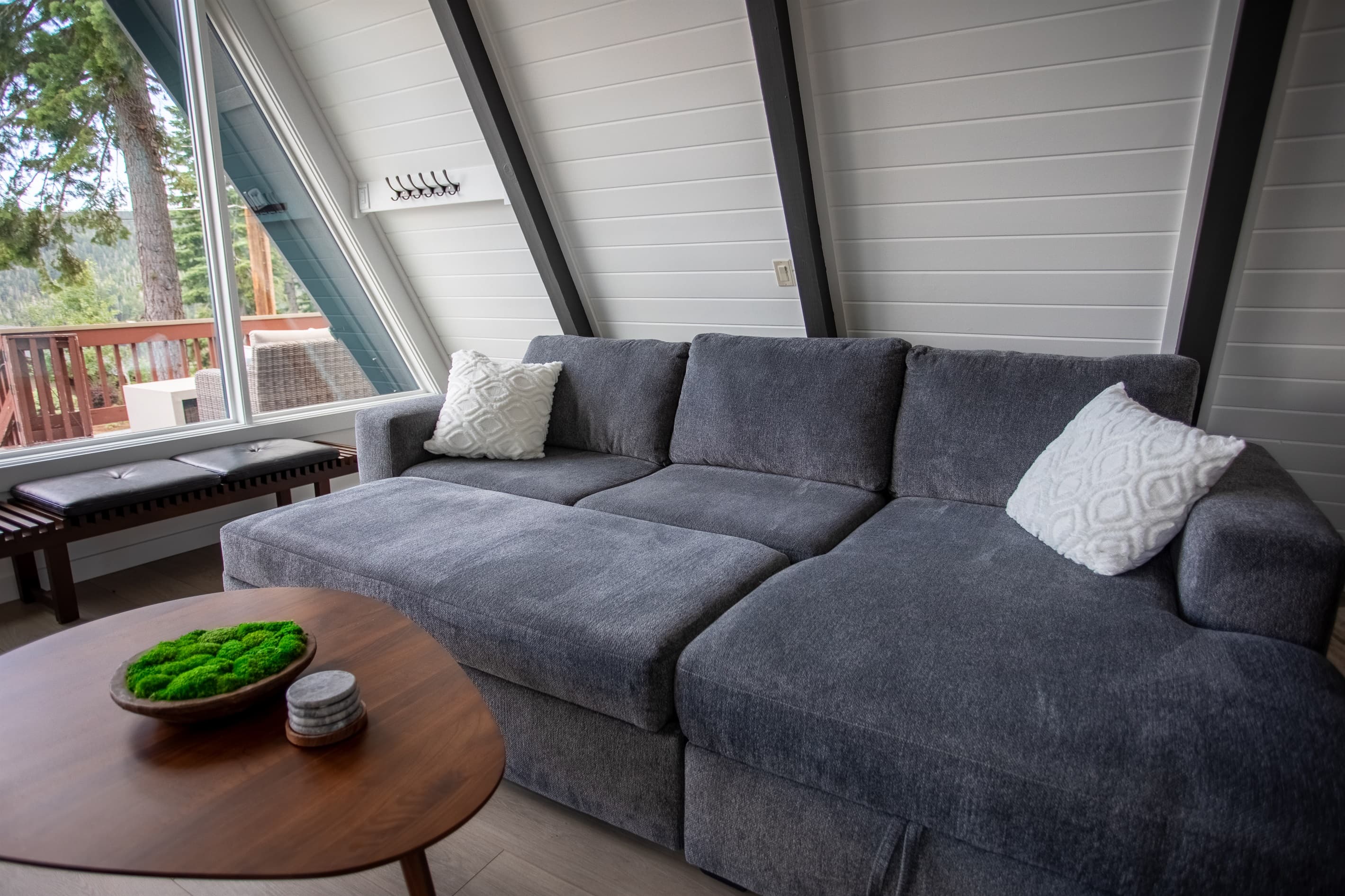 Put your legs up or use it at as a sleeper couch.