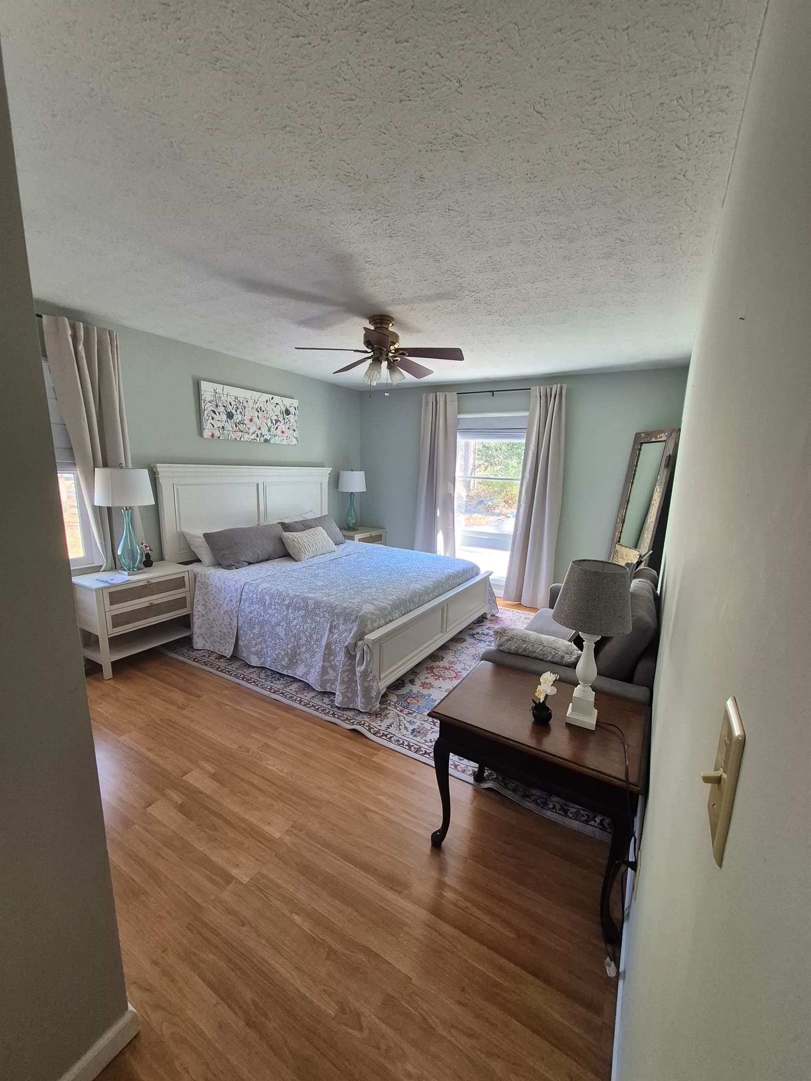 Second King bedroom with seating and tons of space to spread out