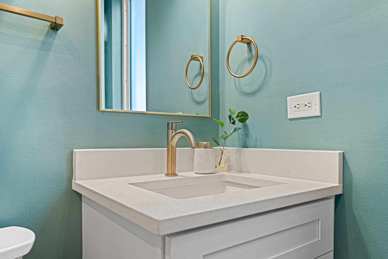 Third full bathroom with vanity