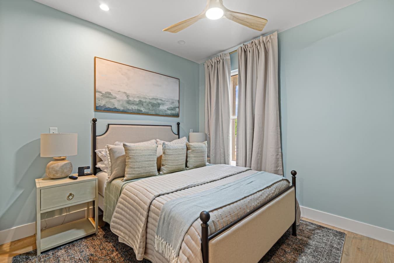 A comfy queen bed!