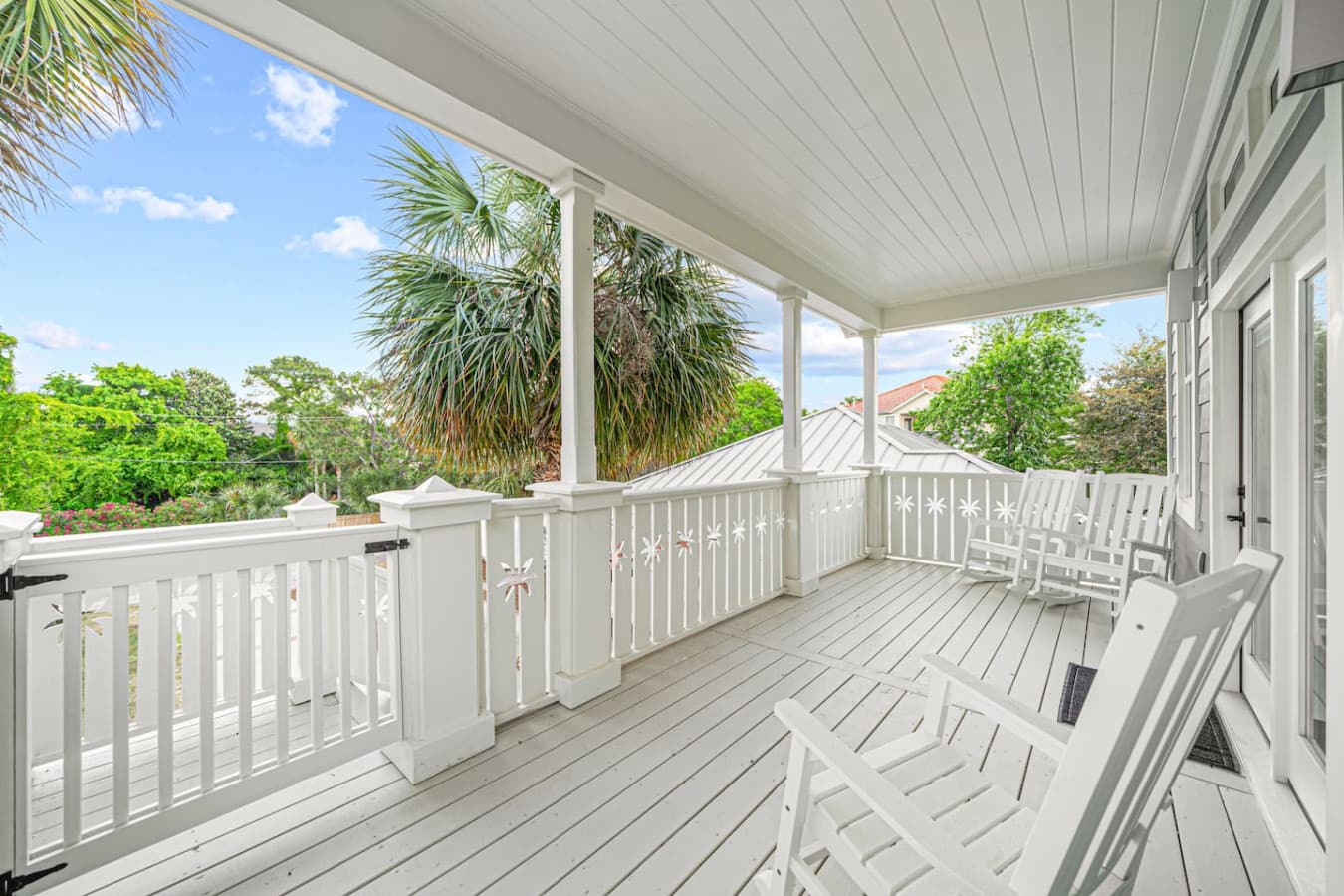 Take in the ocean breeze on this expansive deck