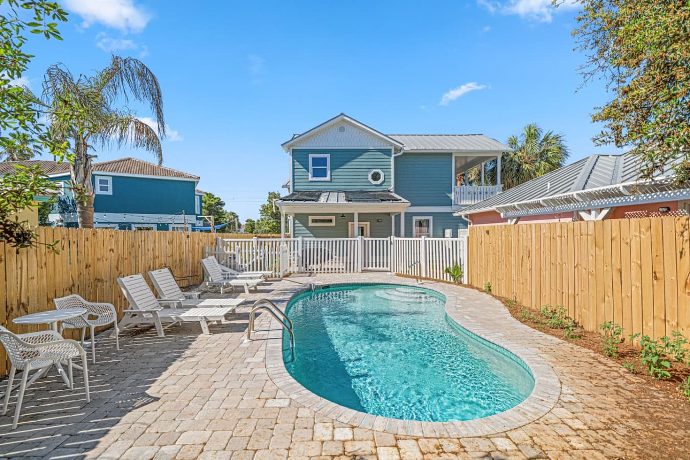 A large pool for the whole group to enjoy!