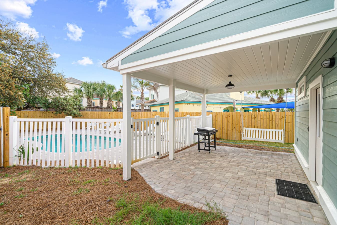 Fenced and private—your own secret summer sanctuary.