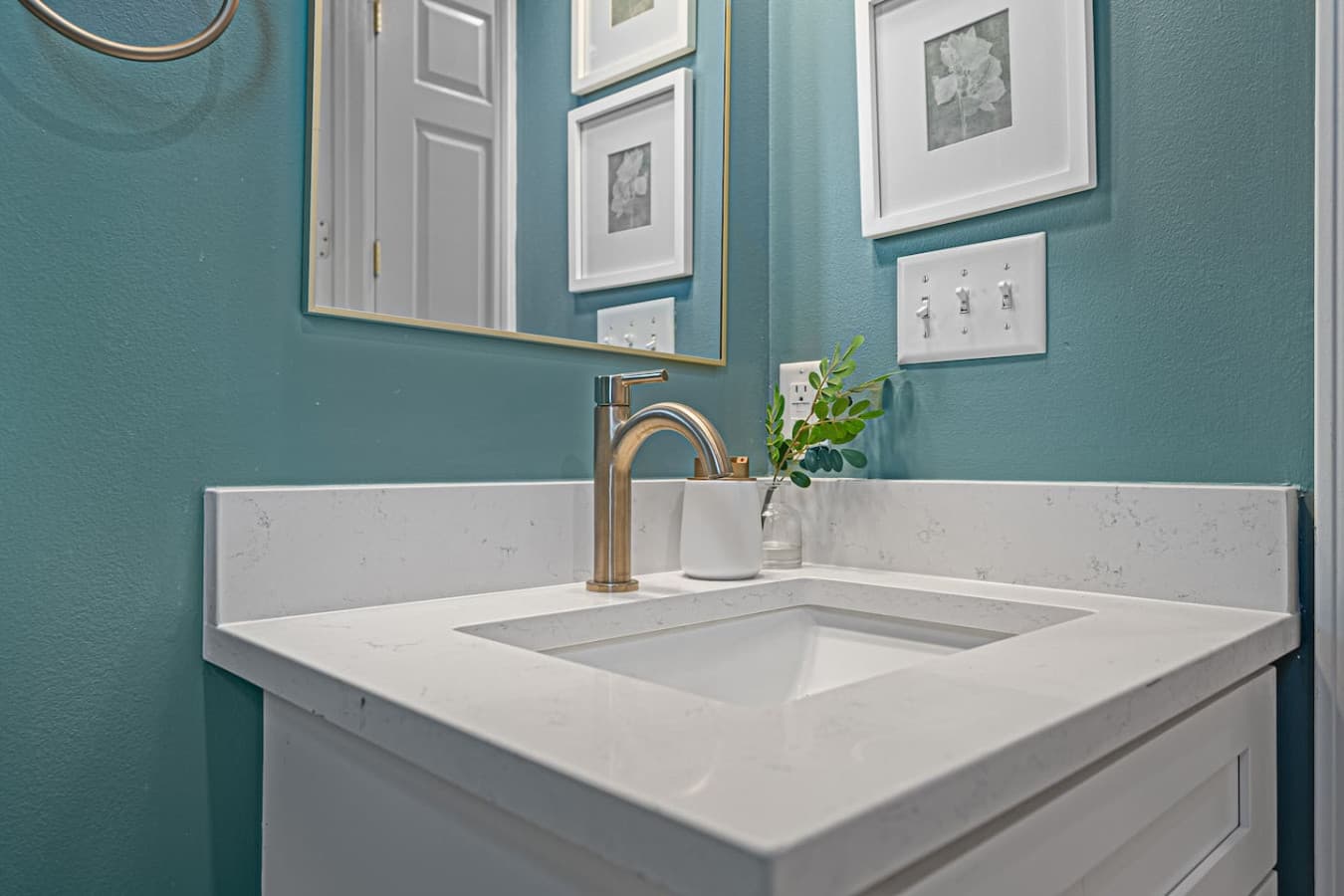 A spacious vanity for all your needs
