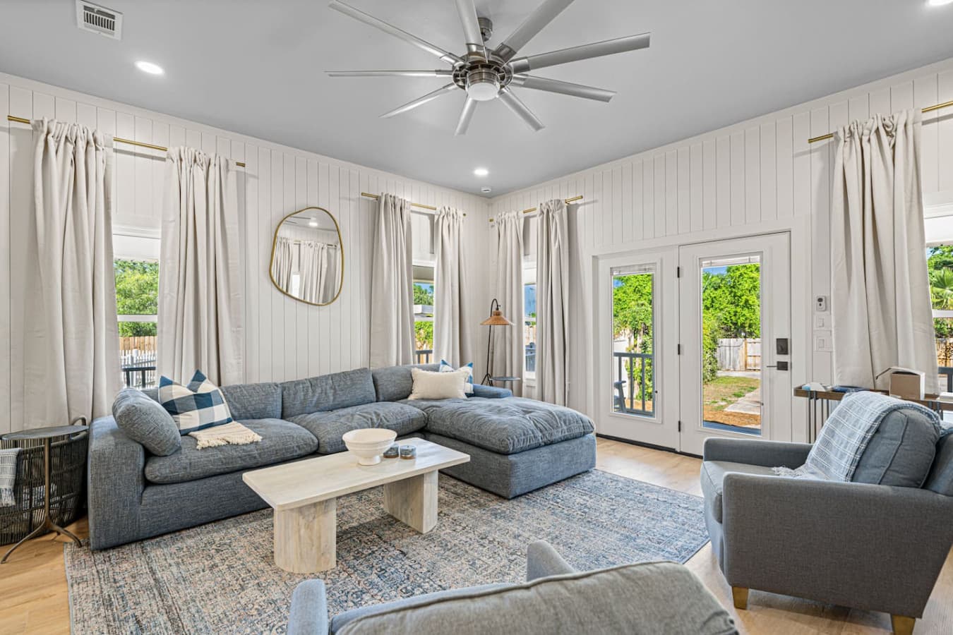 Located on the ground floor, consider this home base for time with family and friends