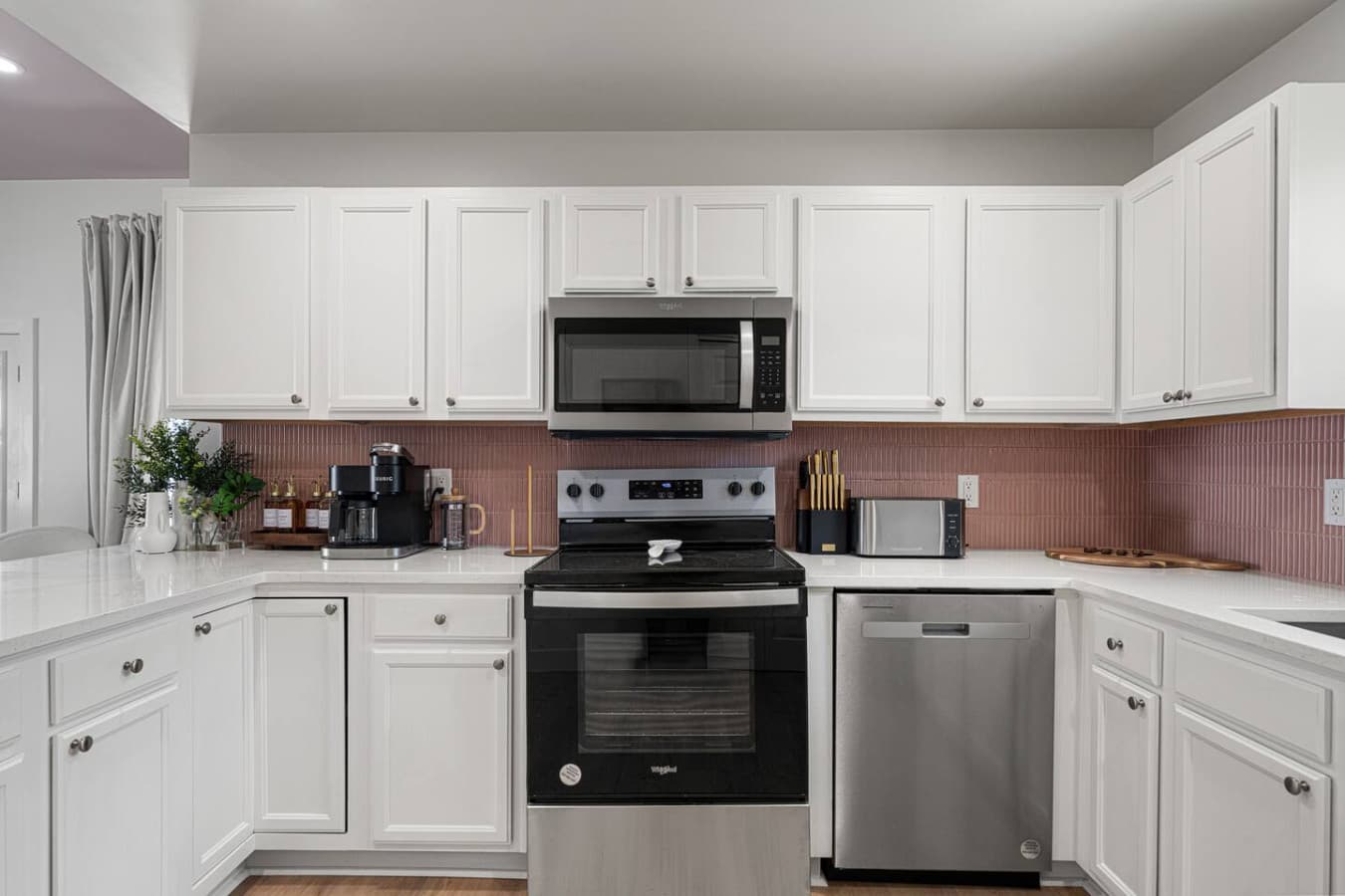 Pink House: Stylish cabinetry with all the culinary essentials