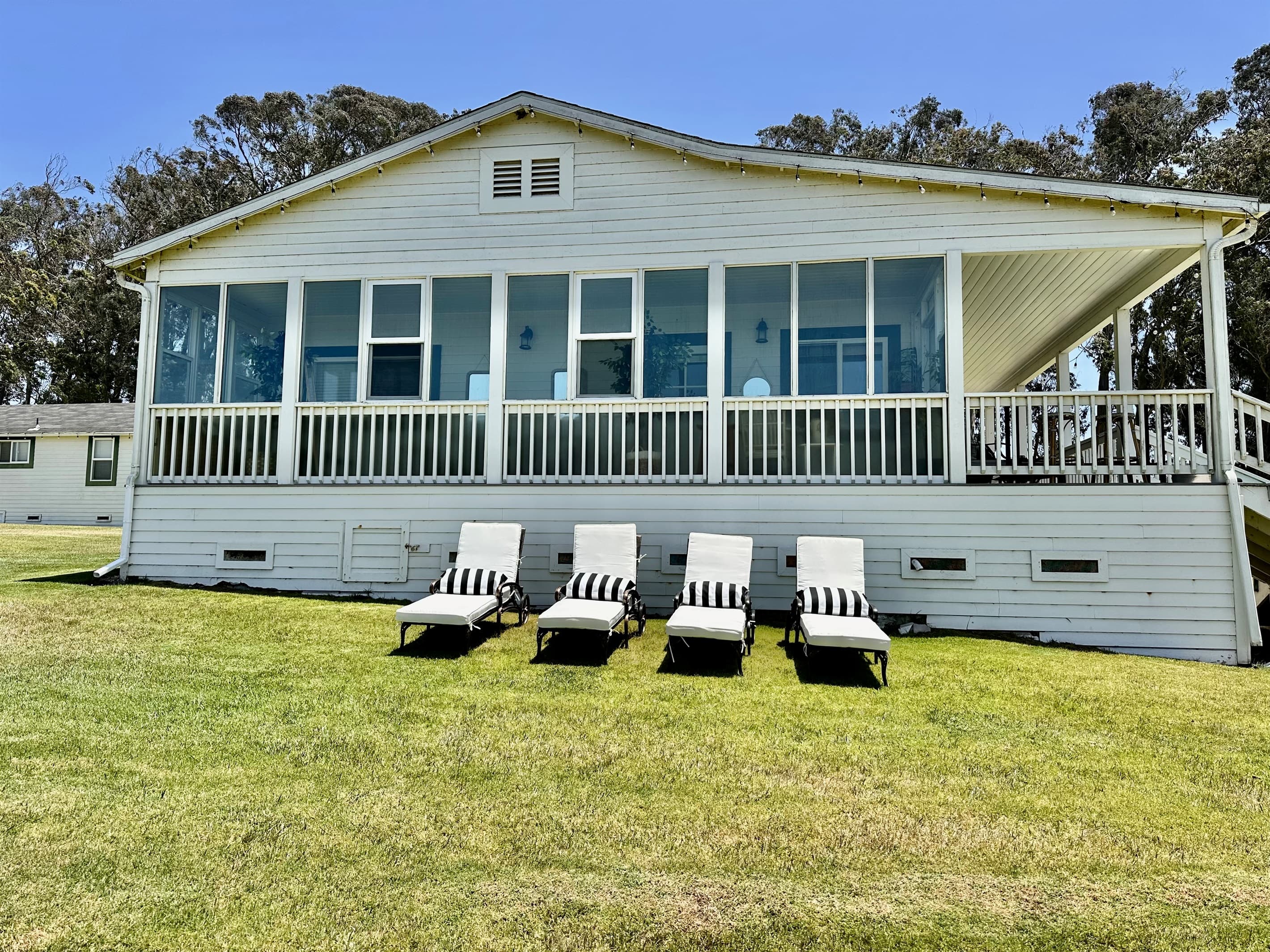 Soak up some coastal sun on our comfy lounge chairs