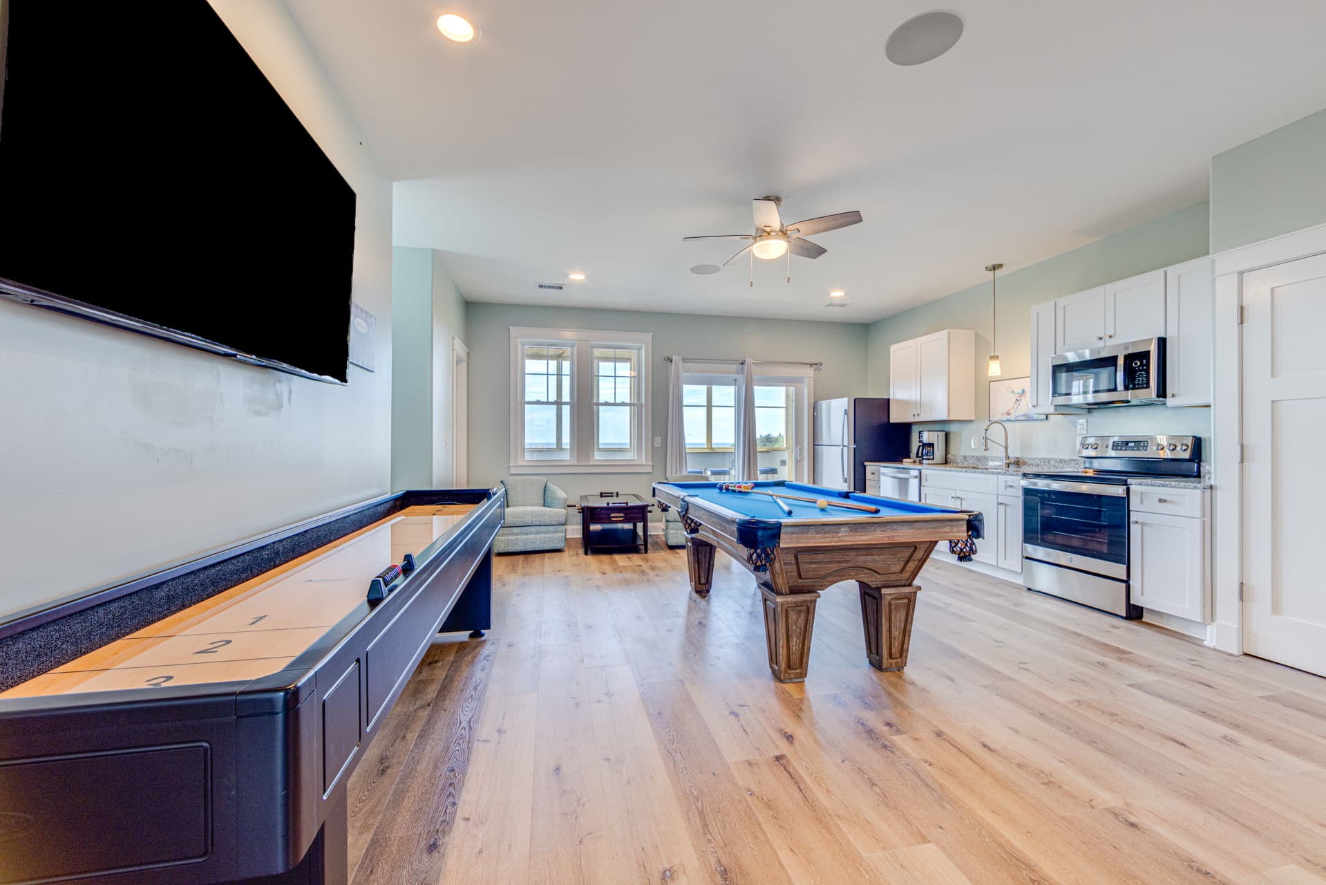 Shuffleboard Table & Foosball Coffee Table