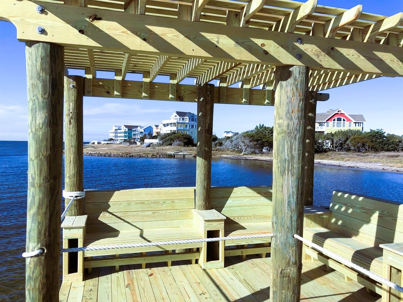 Private Pergola & Benches