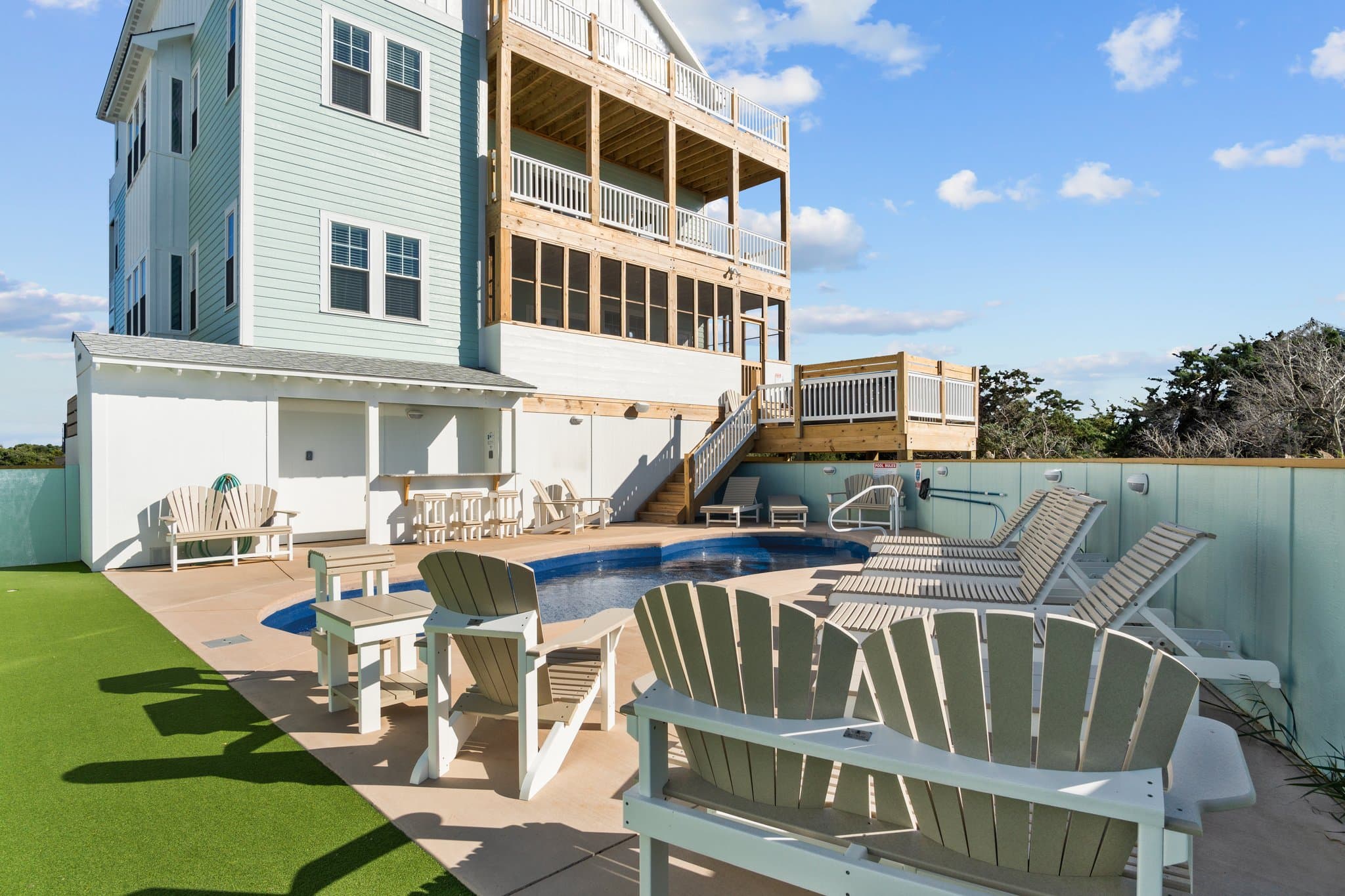 Pool Seating Area