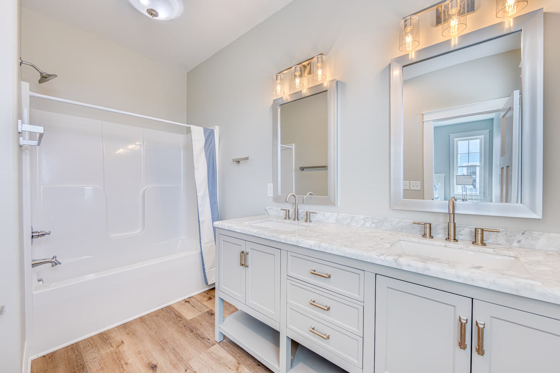 Private Master Bath with Double Vanity