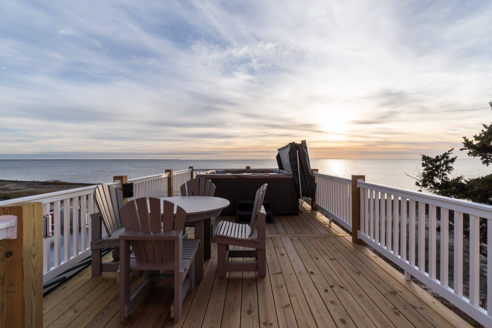 Private Hot Tub with Outdoor Seating