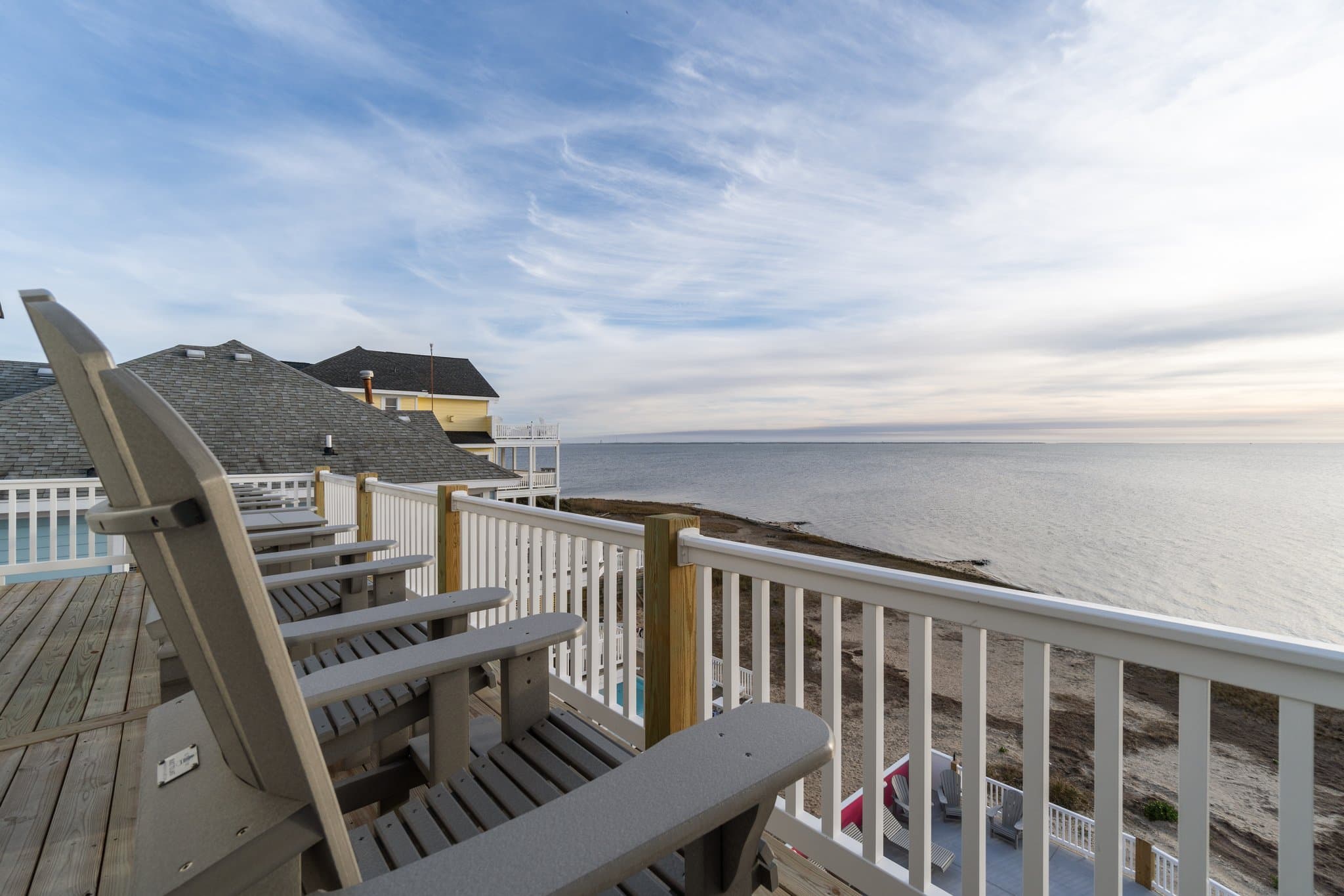 Open 3rd Floor Deck with Beach View