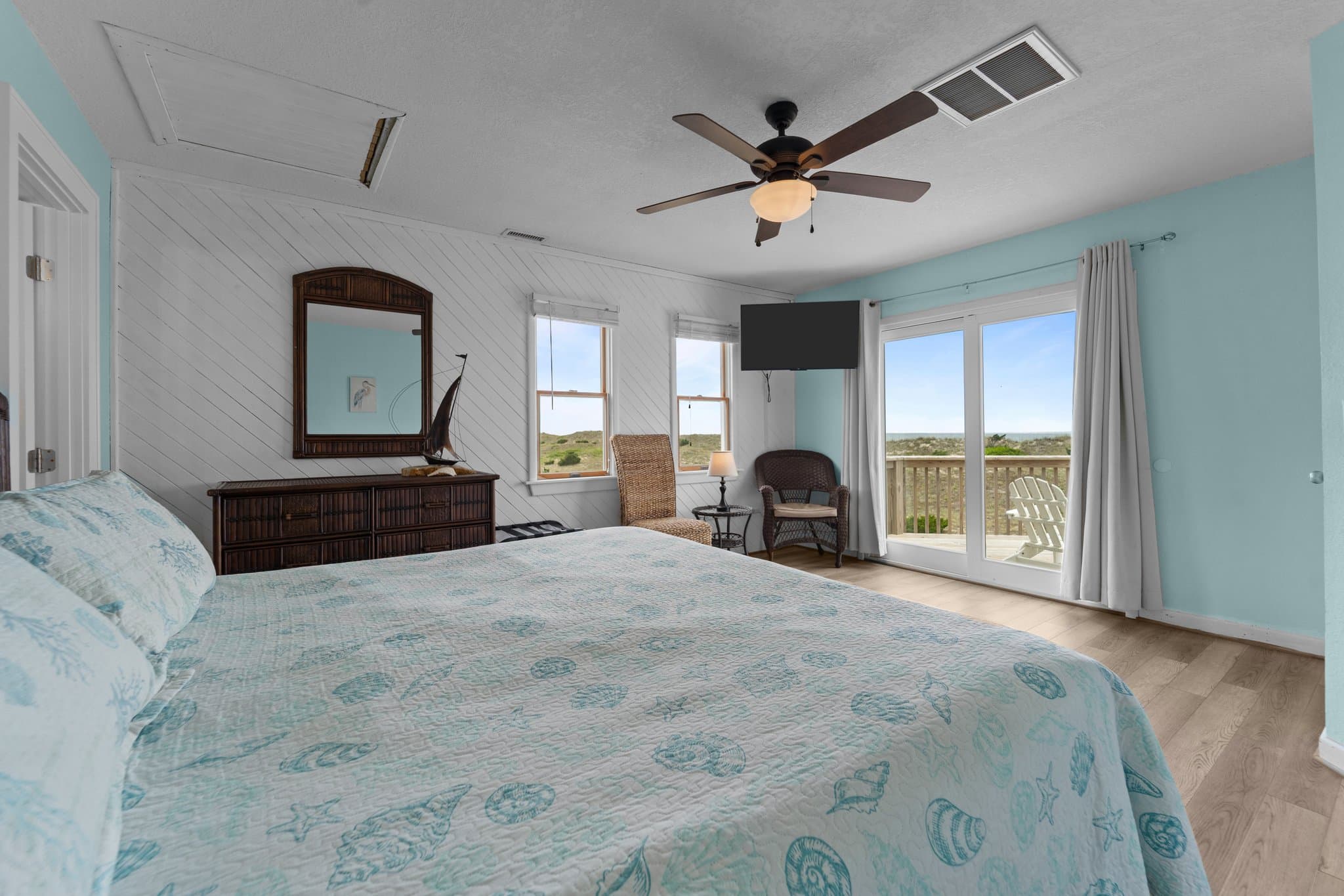King Bedroom with Ocean Views