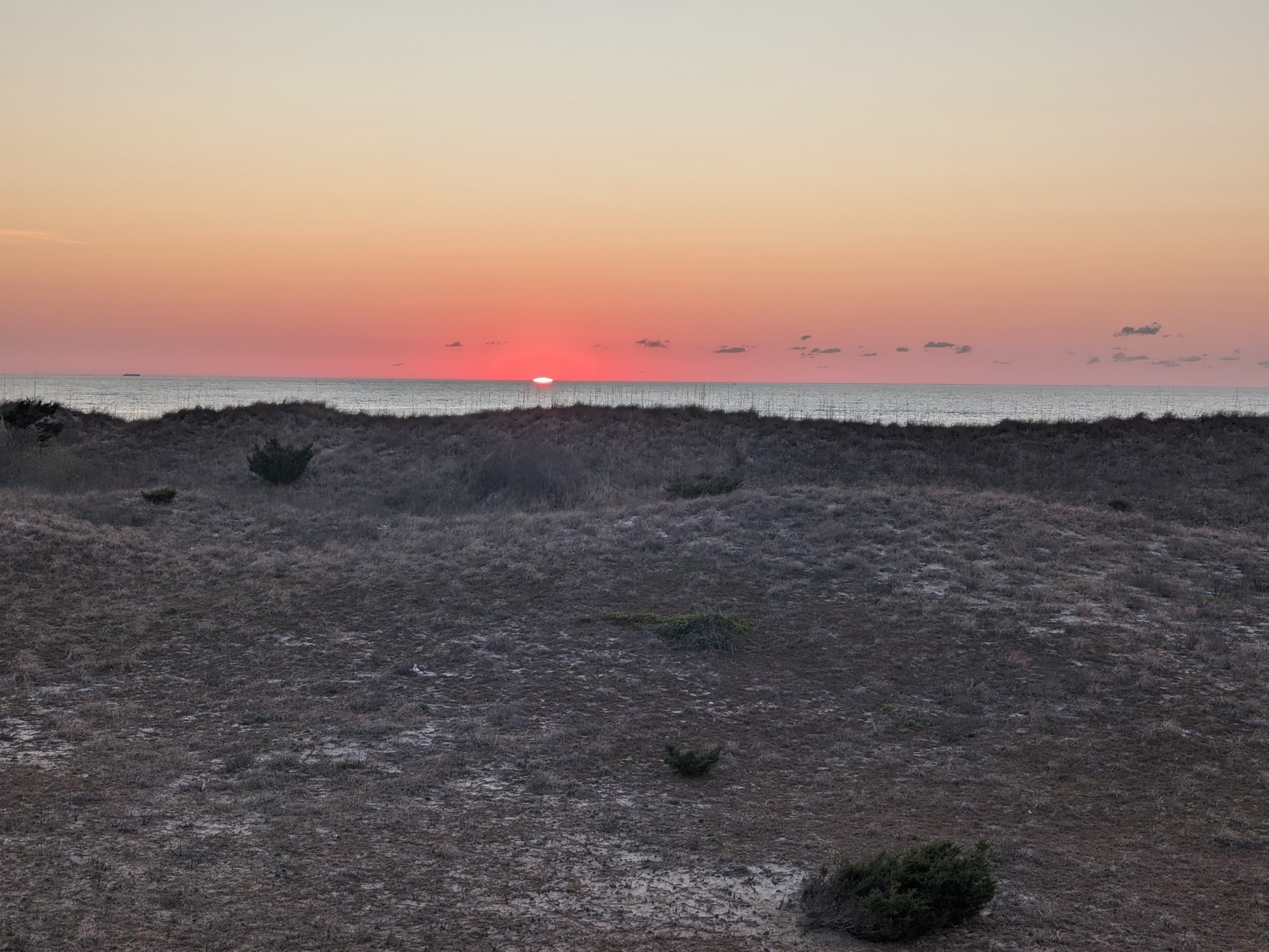 Sunrise photo from one of the Oceanfront Decks
