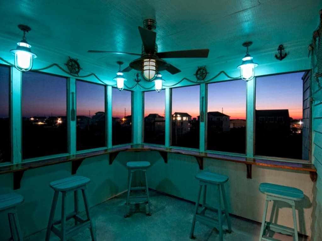 Nautical Bar Screened Porch