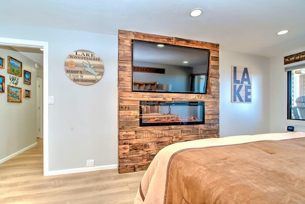 Fireplace and Smart TV