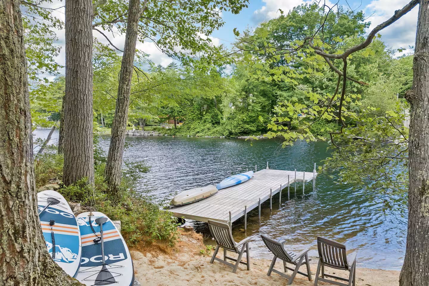 Dock and Paddle Boards