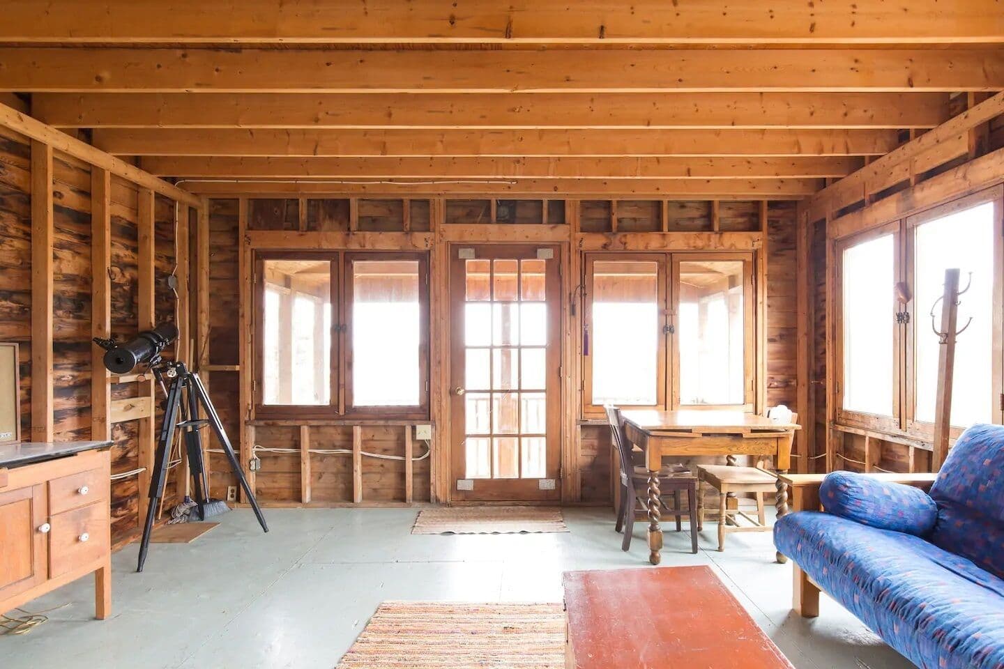 Living room of guest cottage
