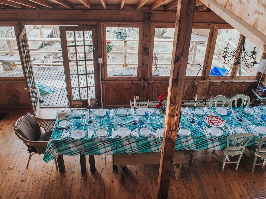 dining table extended