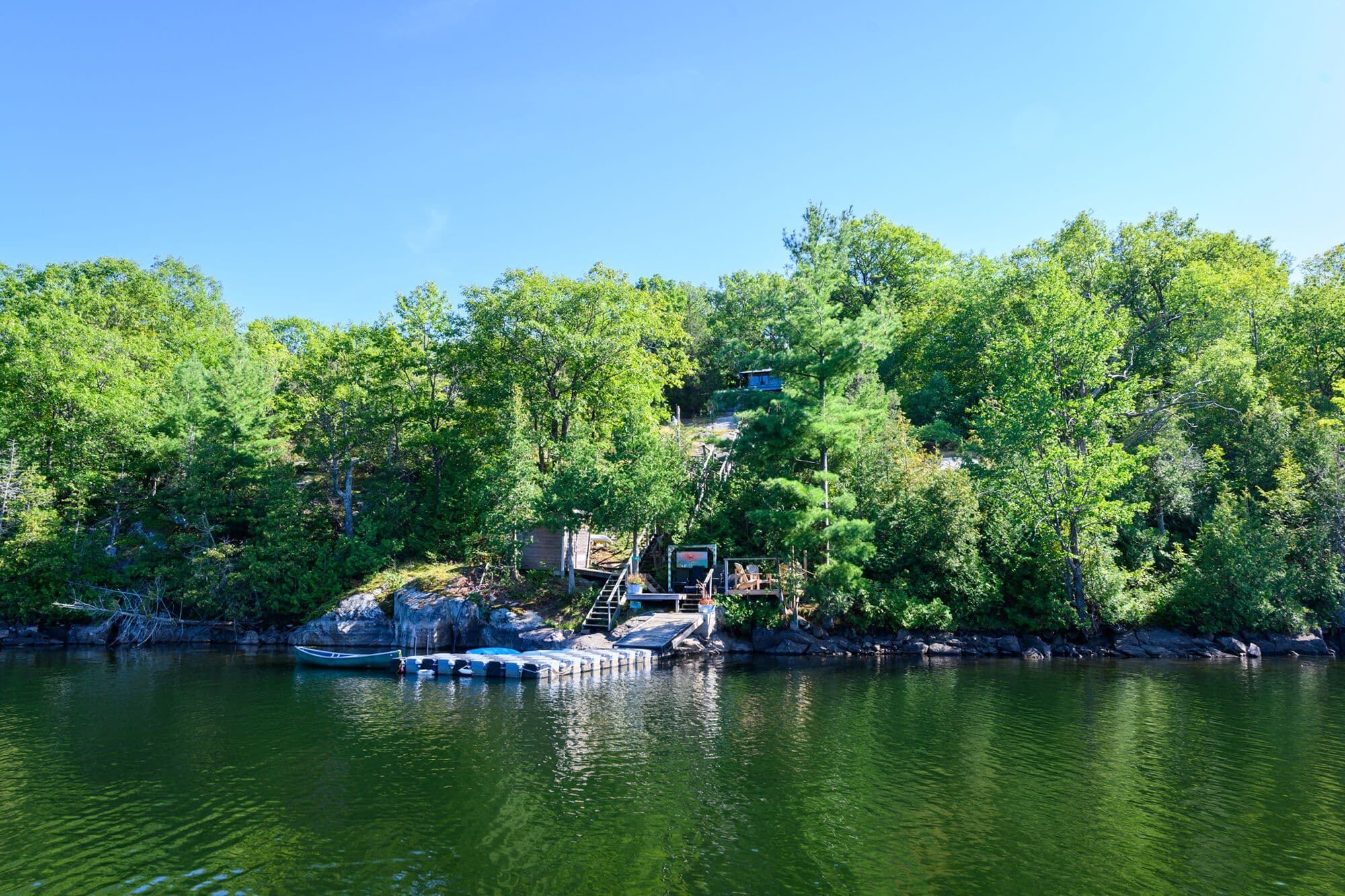 view from lake