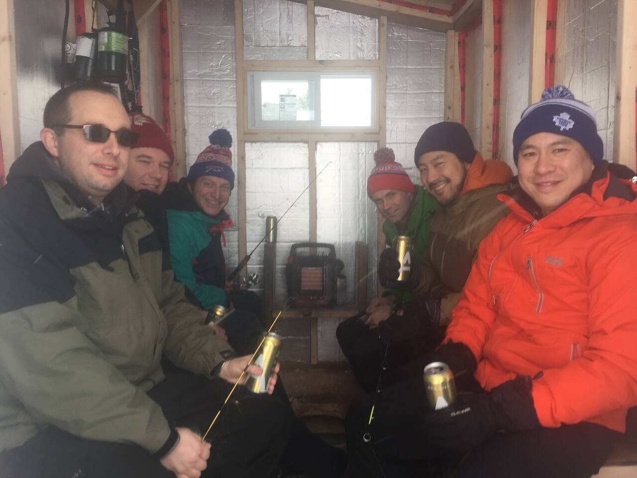 ice fishing packages in winter