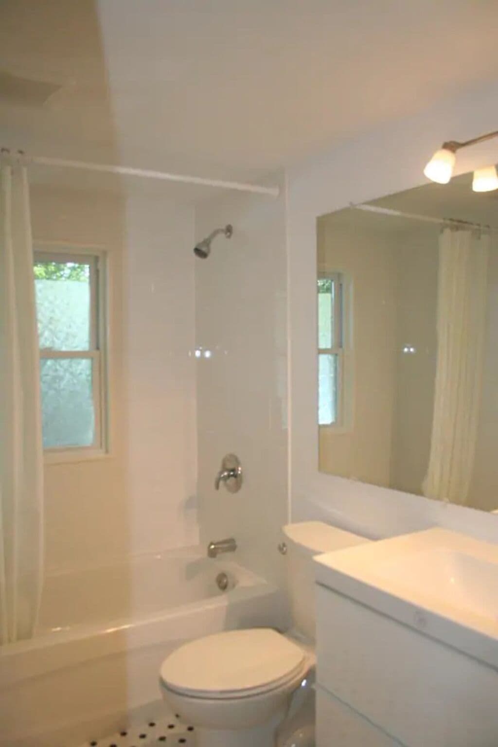 modern 4 piece bathroom on each floor