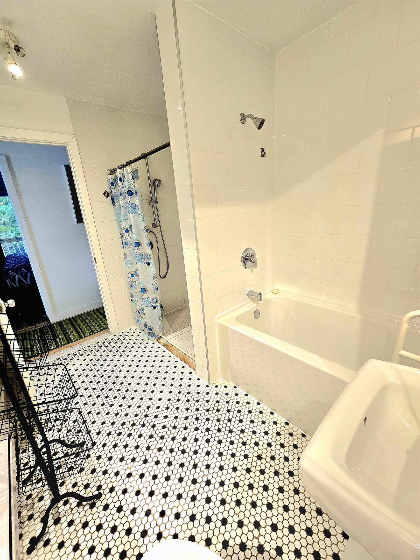 roll in shower