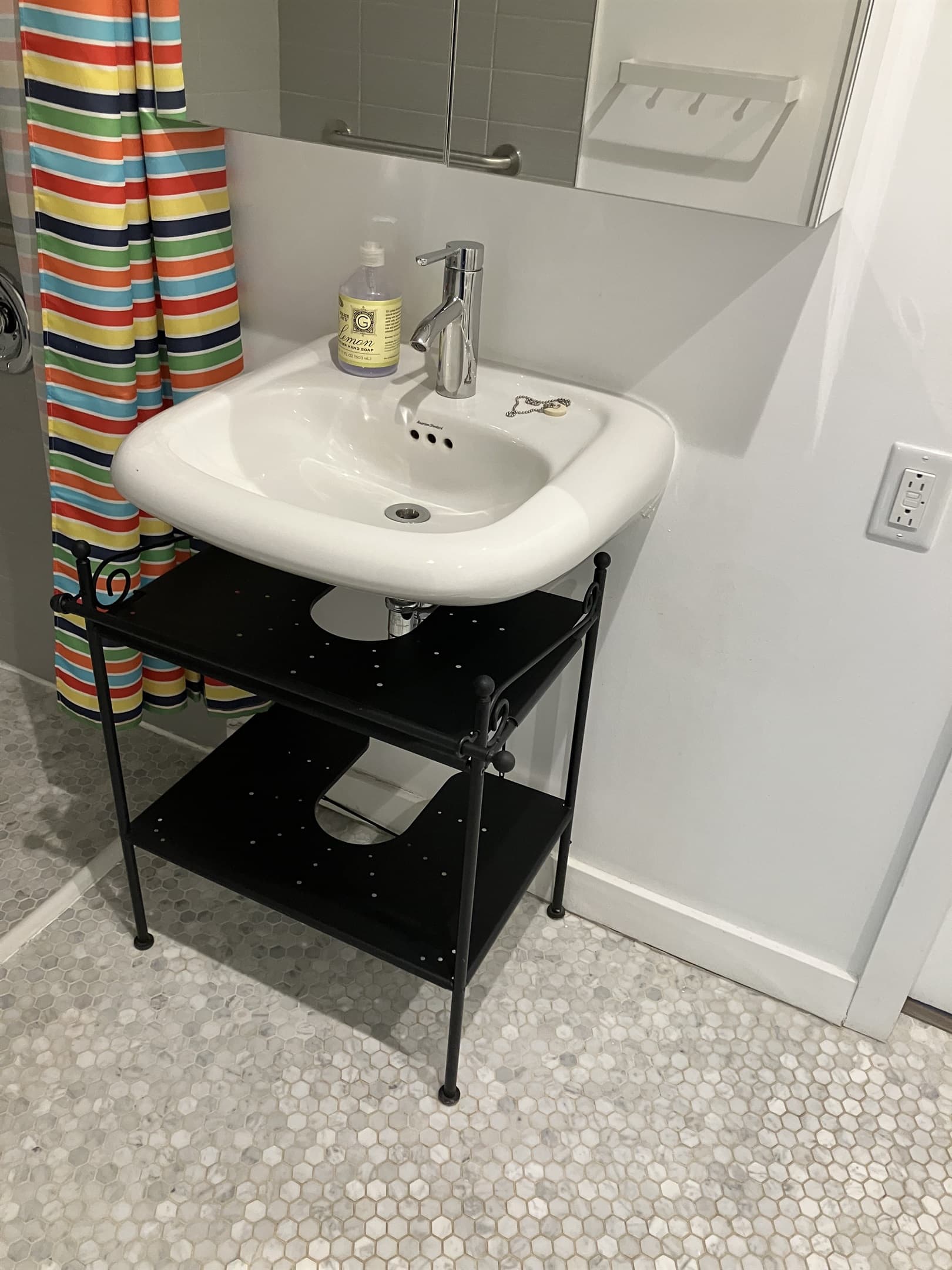 This bathroom is accessible