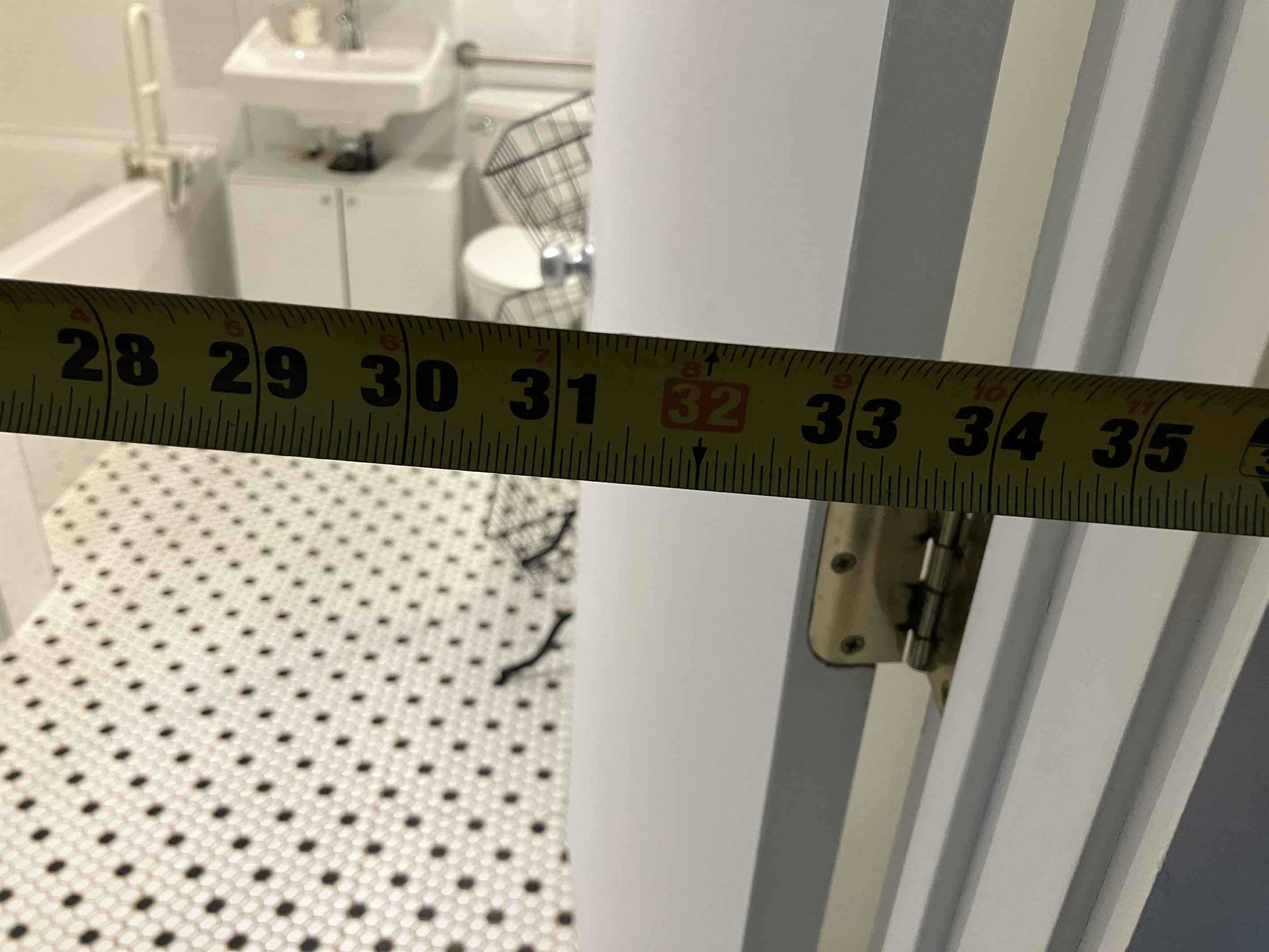 Eagle wide bathroom door