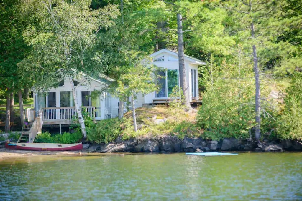 See the lake and listen to the loons