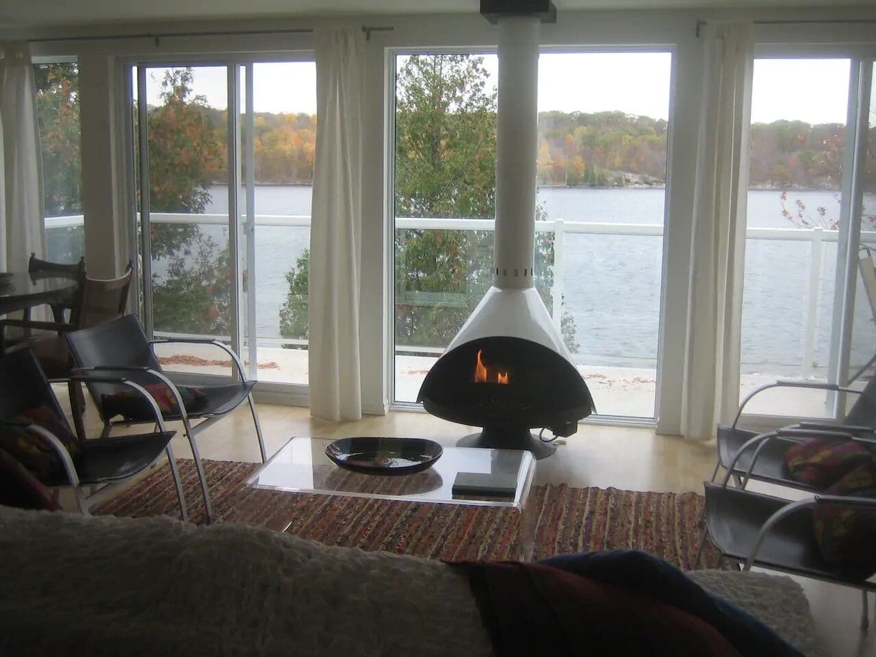Gas Fireplace - cozy winter in the living room