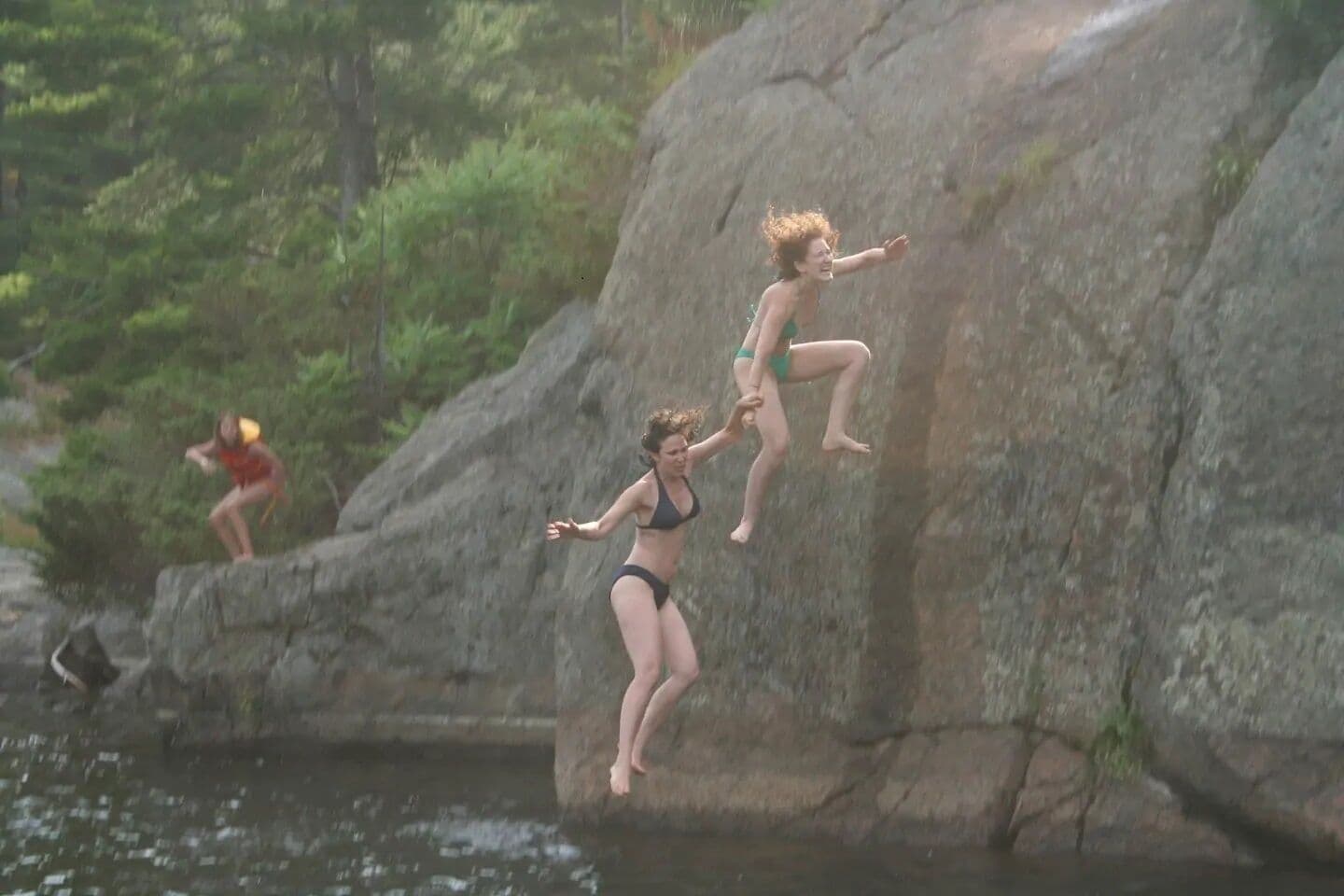 Jumping rock nearby