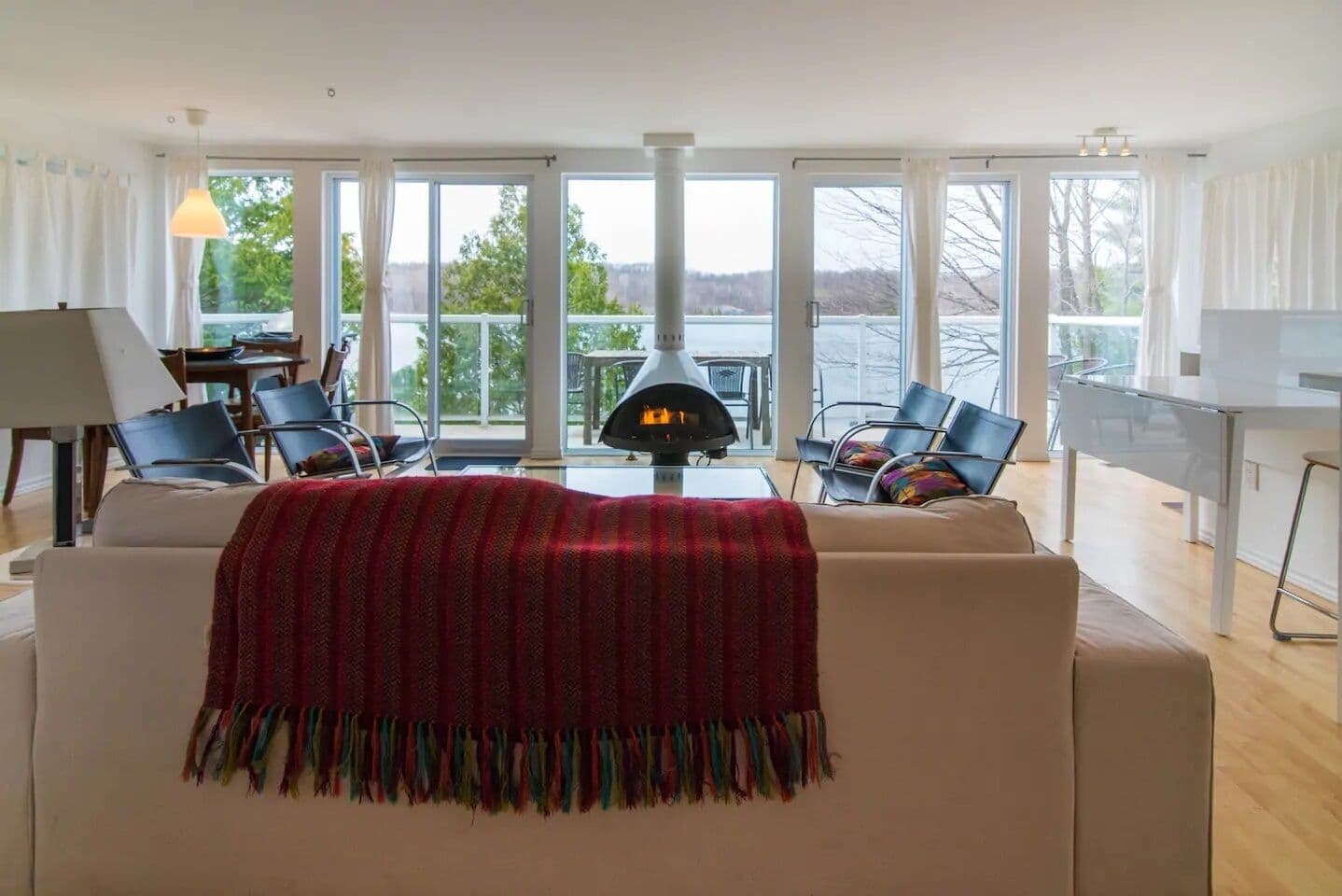 Living Room with Fireplace
