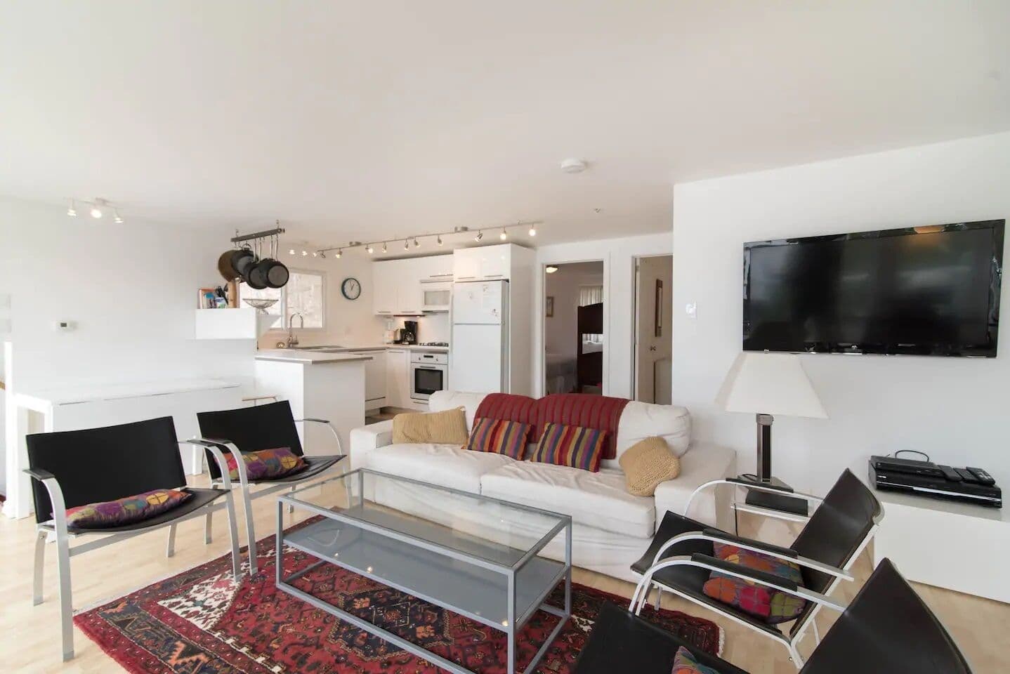 Living Room with view of the Kirchen