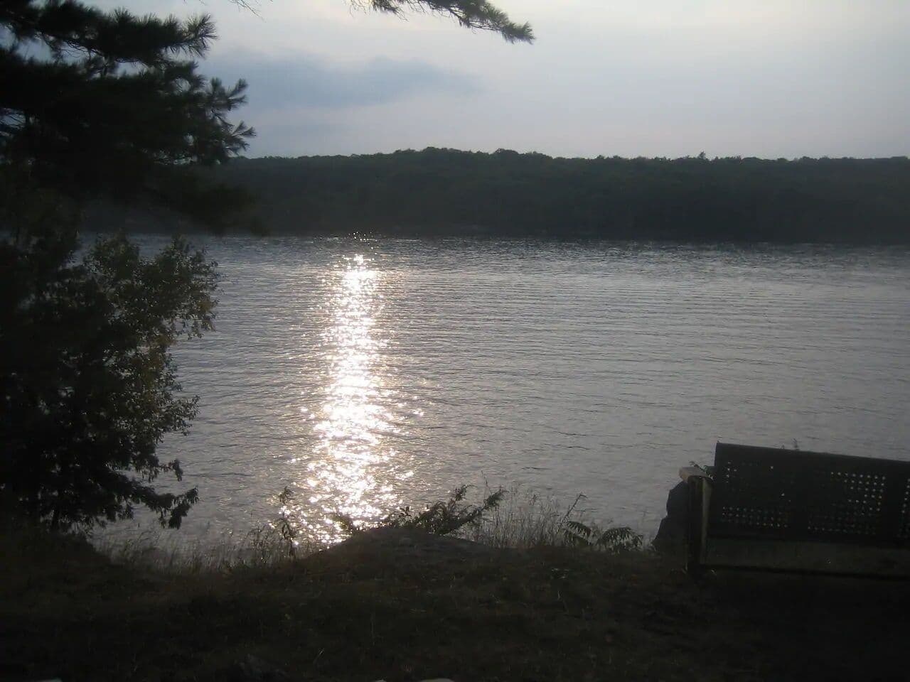 Our view at dusk