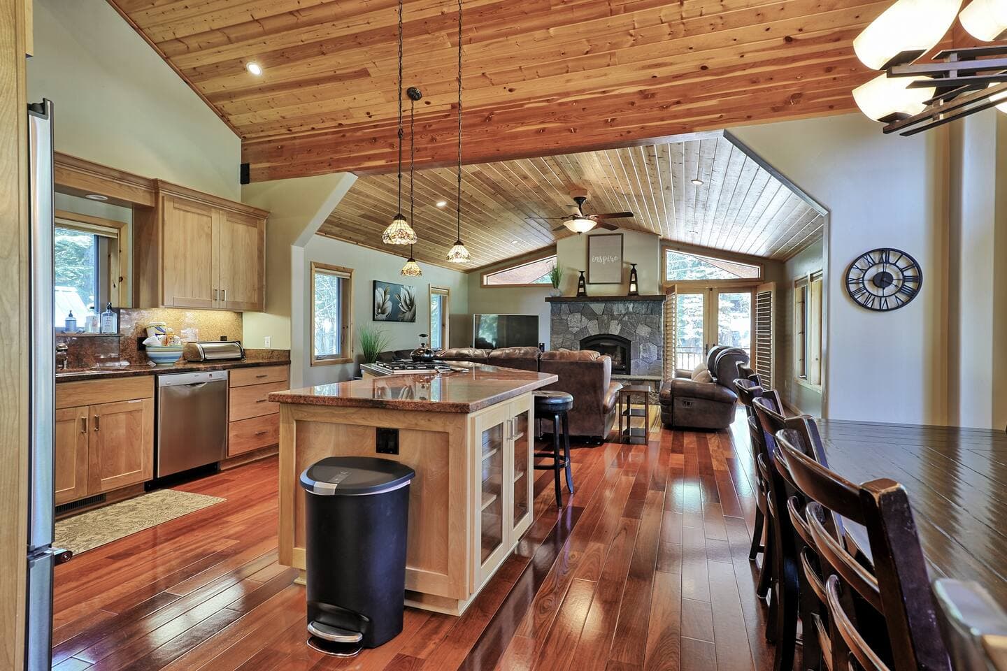 The home features tasteful decor throughout.