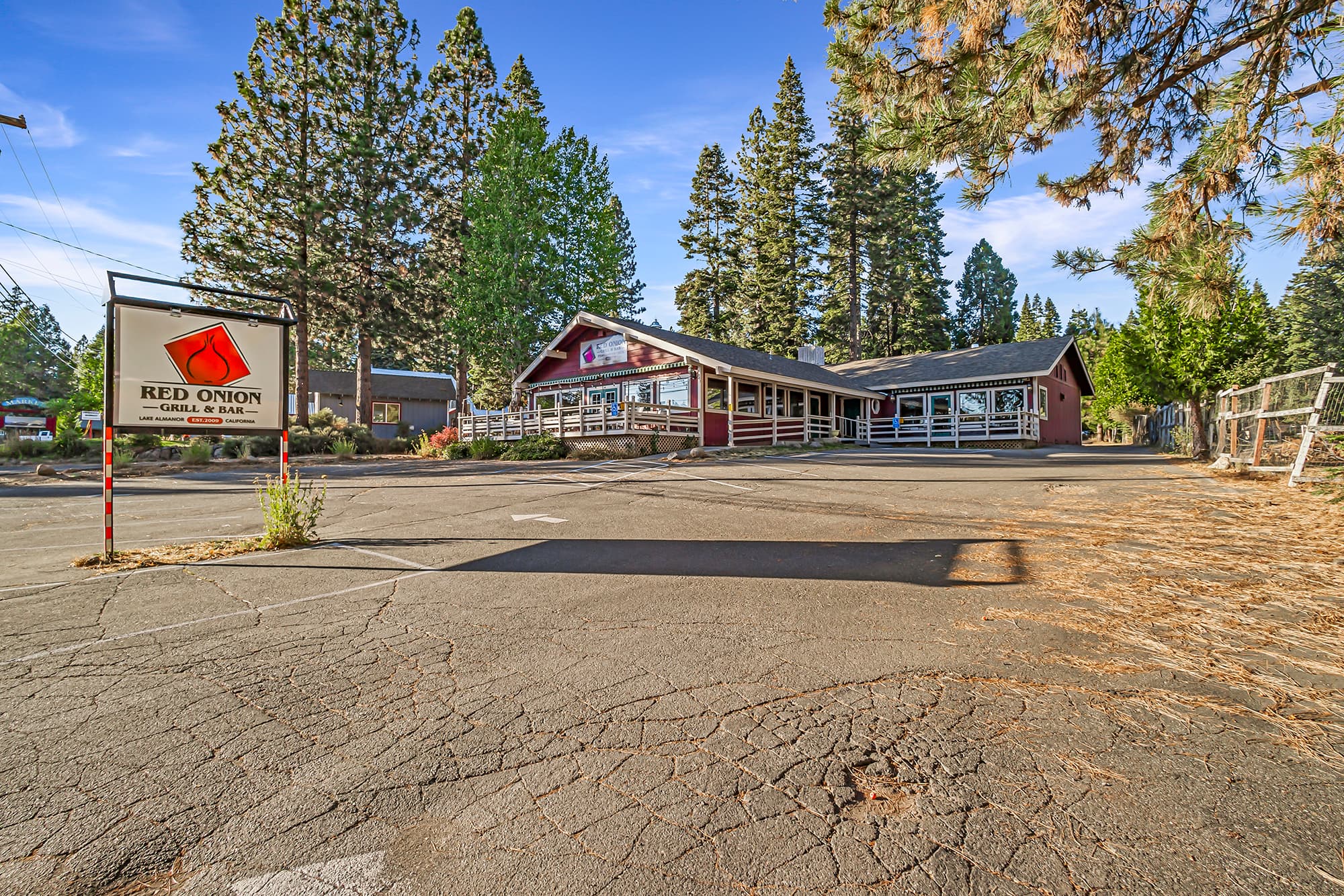 Red Onion Bar & Grill- located directly across the street form the resort.
