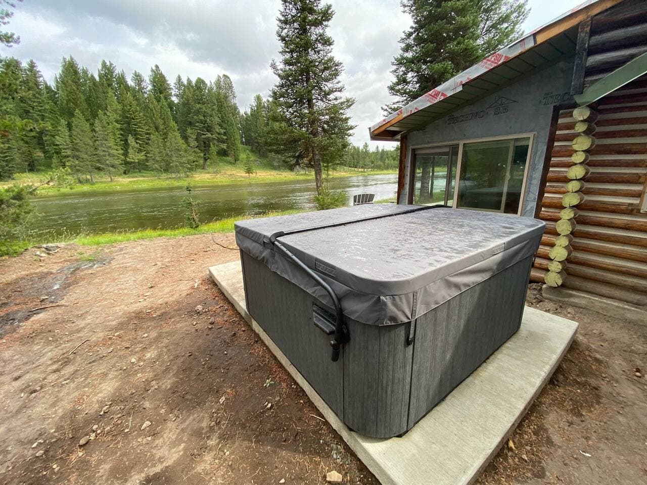 Great views from the hot tub.