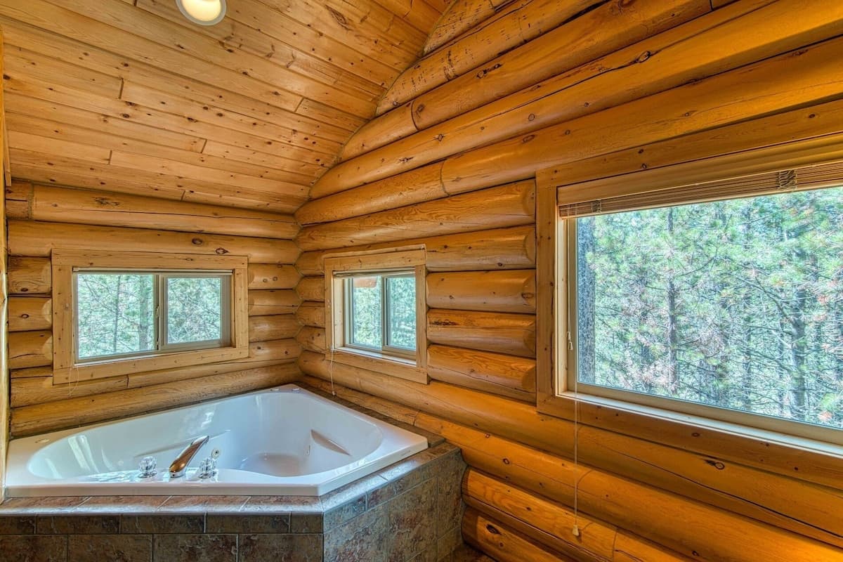 Private Jetted Tub in the Primary Bedroom