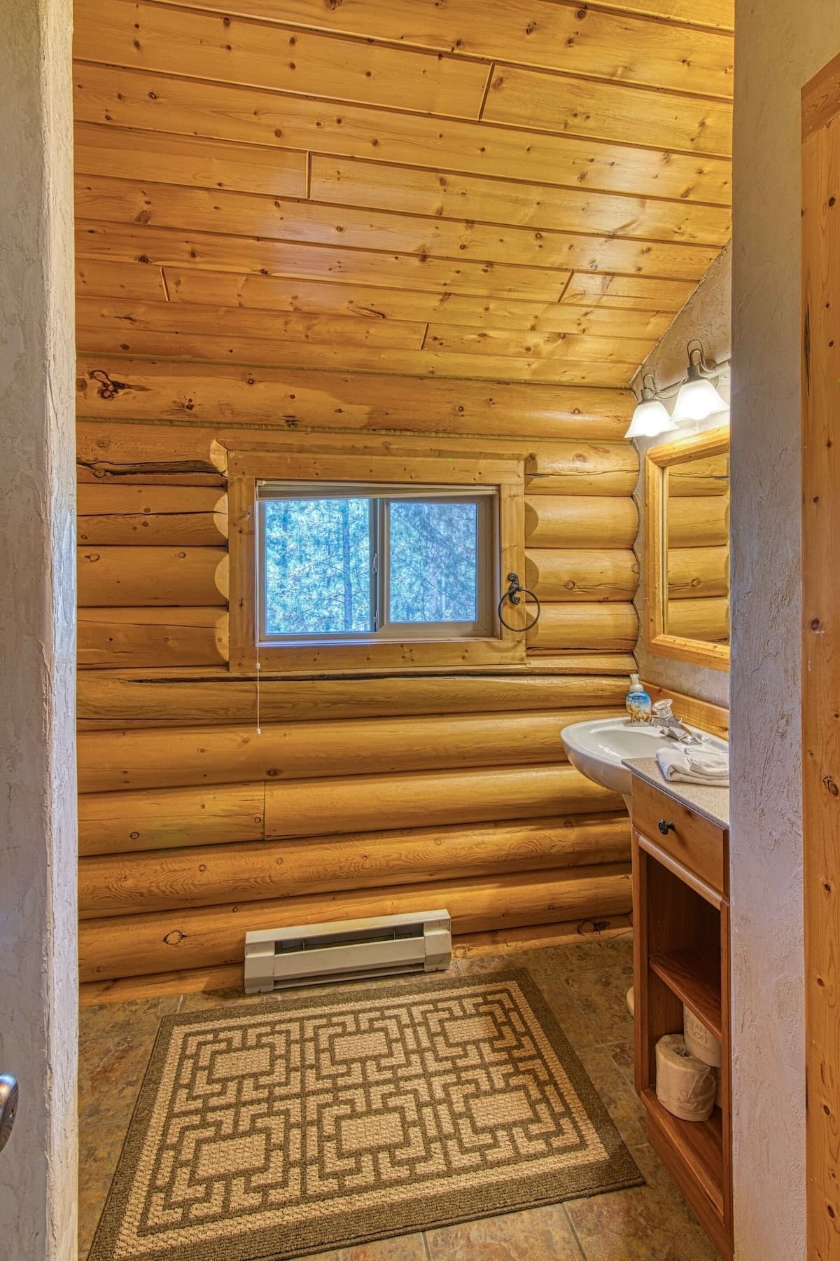 Second bathroom with walk-in shower