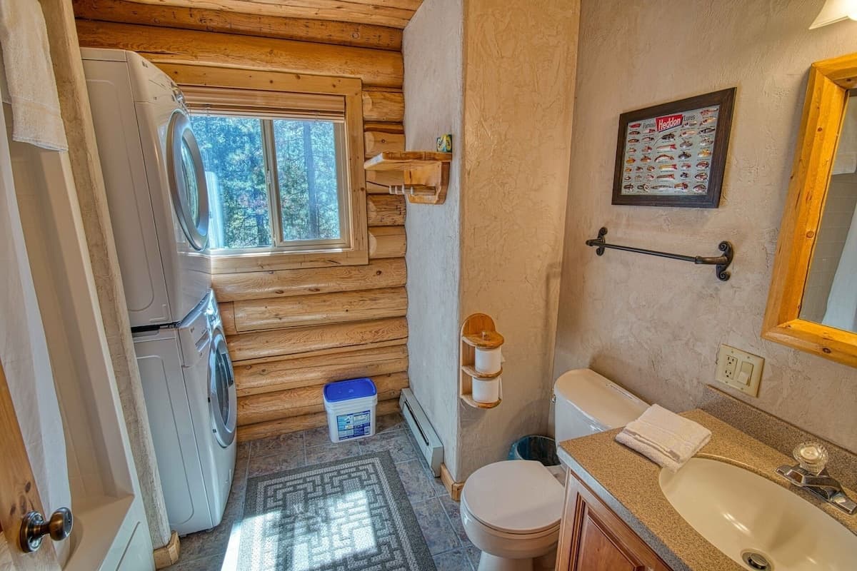 We have washer and dryer for our guests at Yellowstone cabin.