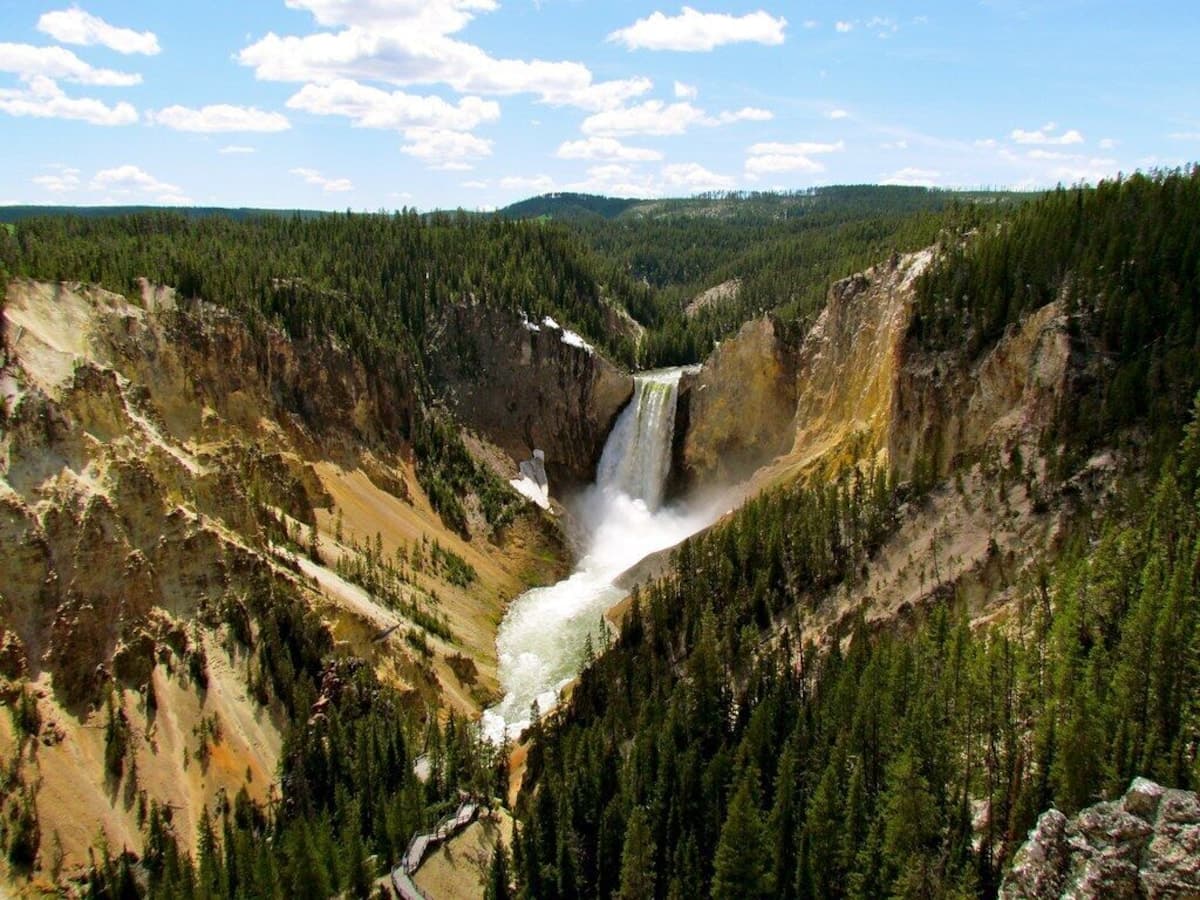 Explore Yellowstone National Park.