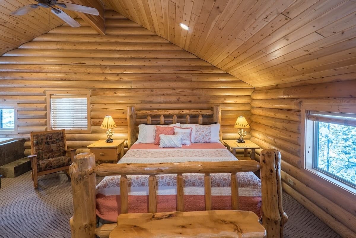 Each bedroom provides a comfortable, tasteful space to rest after a day of outdoor fun.