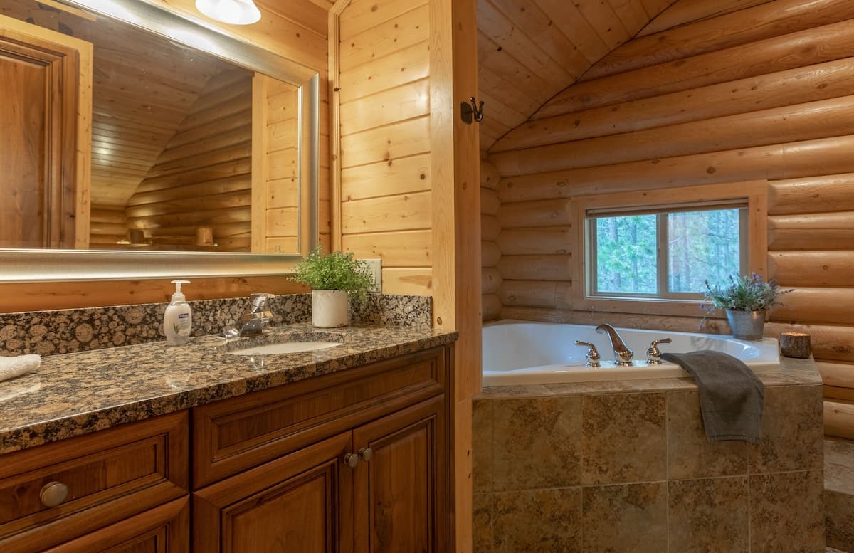 Rustic touches throughout.