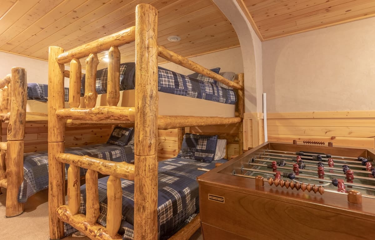 Additional bunks and fun Foosball games will make for some amazing memories with family or friends.
