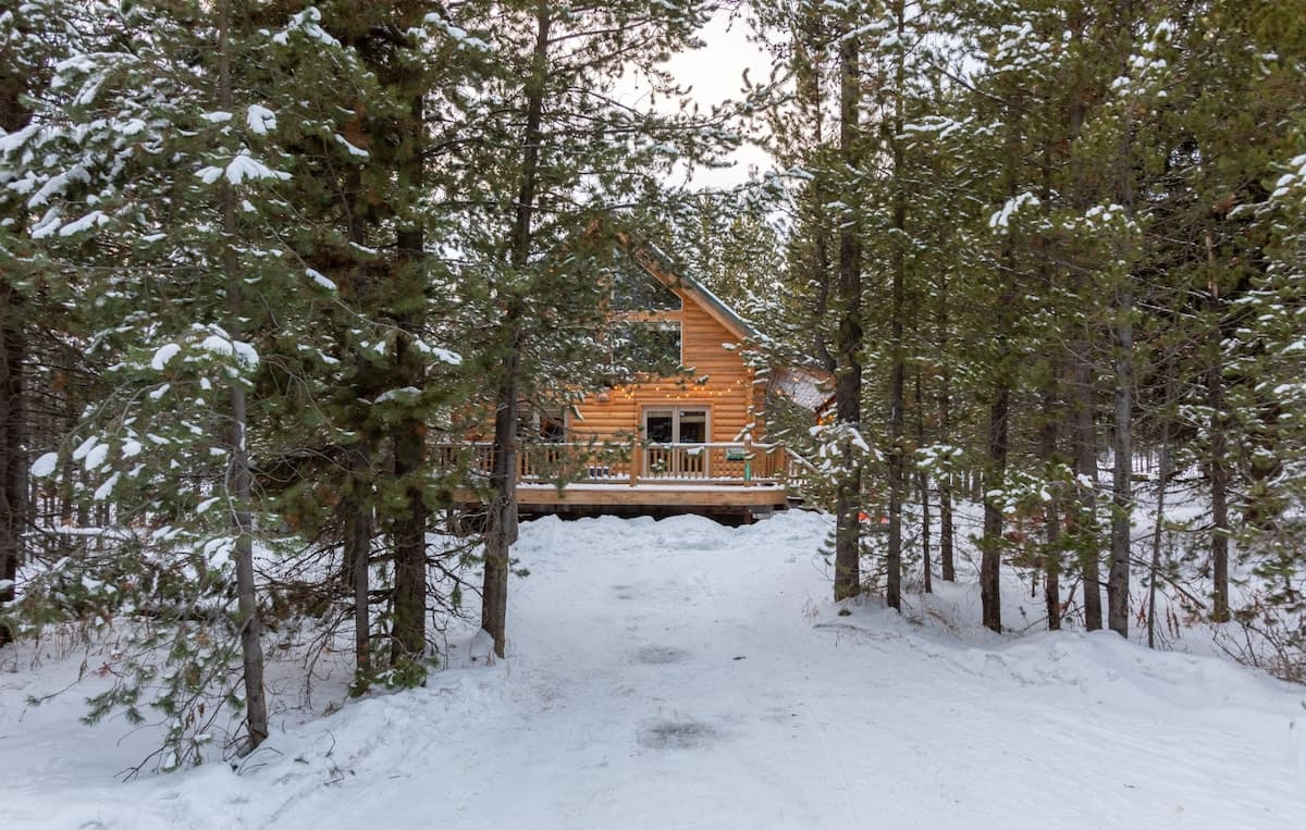 You'll love spending time on the spacious deck.