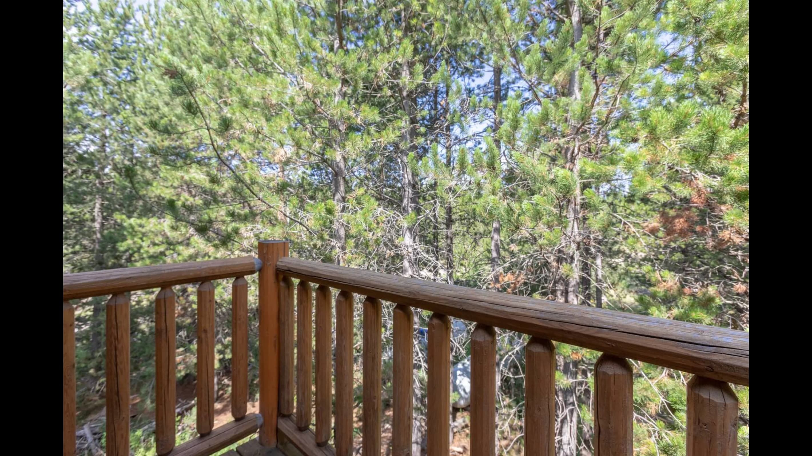 Enjoy the view from your private deck