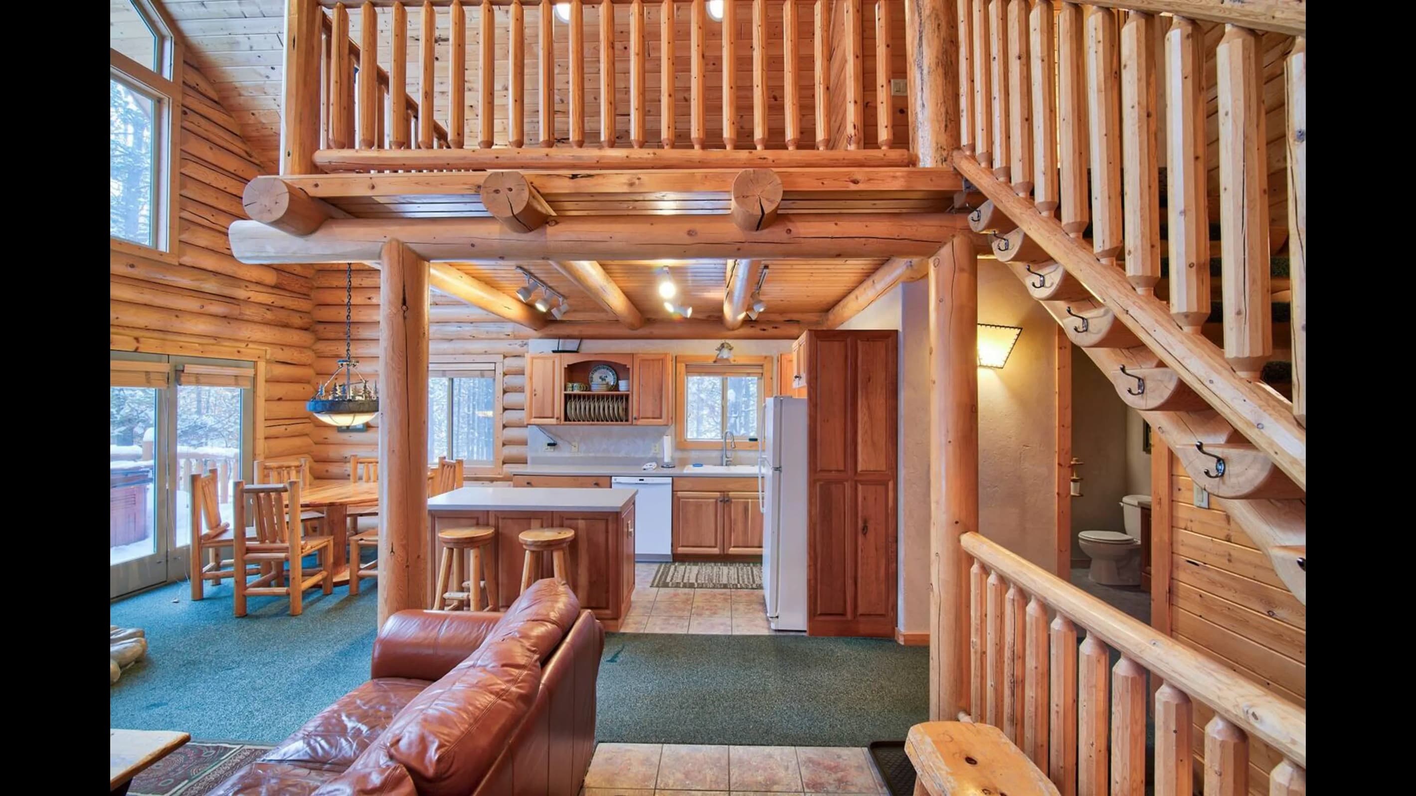 Here begins the delightful stay, where guests can unwind, cook, and immerse themselves in rustic beauty.