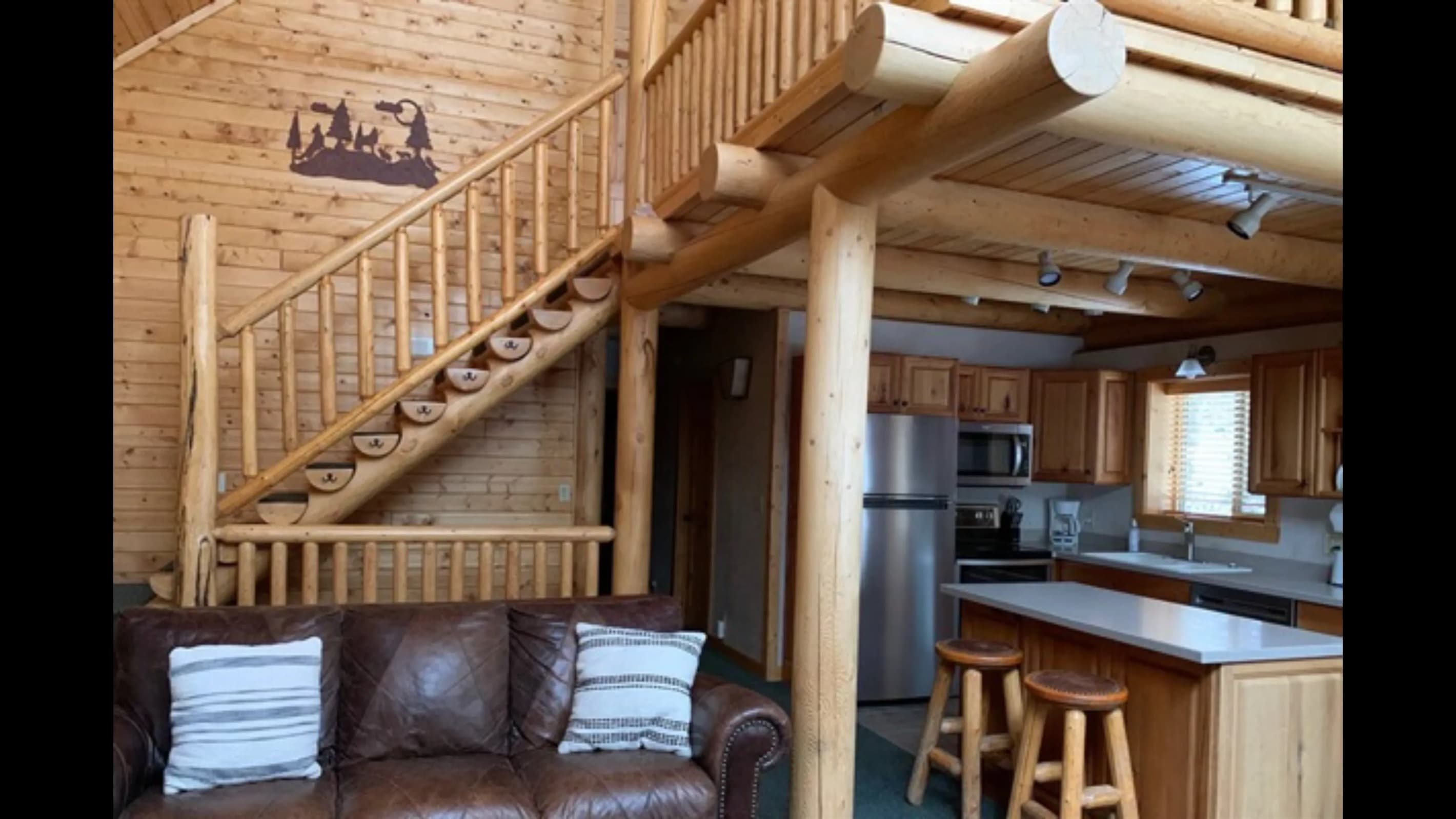 With rustic charm and sturdy comfortable furnishings, you will never want to leave Island Park Getaway.